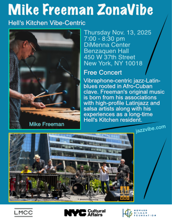 Mike Freeman ZonaVibe Hell's Kitchen Vibe-Centric flyer